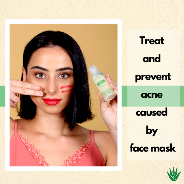 Treat & prevent acne caused by facemask.
