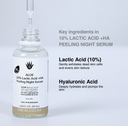 10% LACTIC ACID +HA PEELING NIGHT SERUM - The ALOELAB
