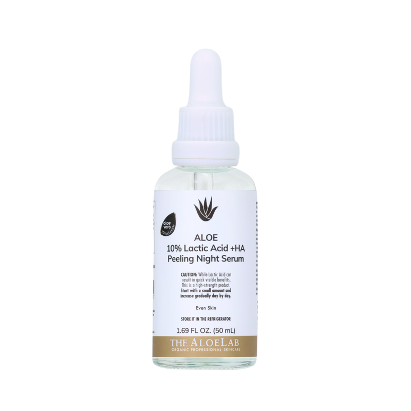 10% LACTIC ACID +HA PEELING NIGHT SERUM - The ALOELAB