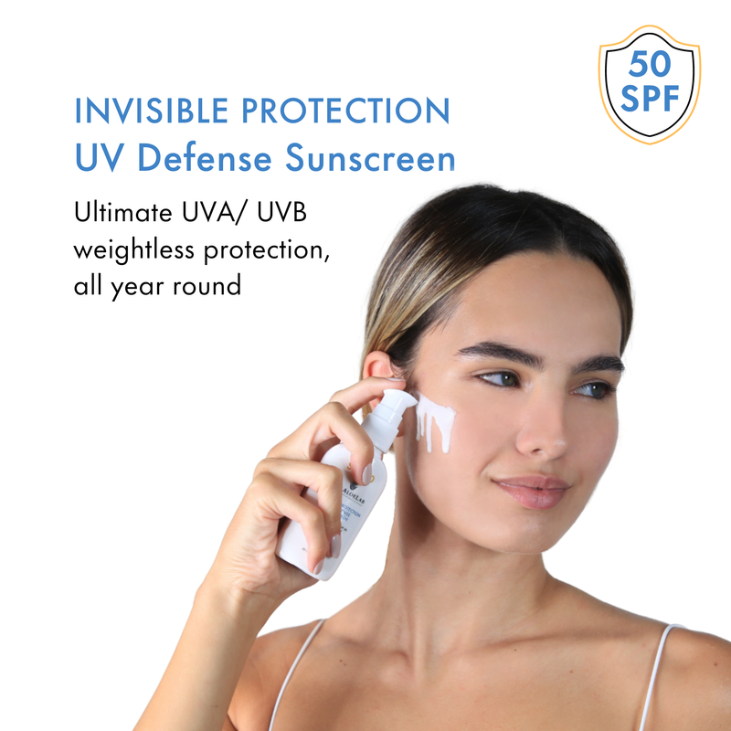 Invisible Protection UV defense Sunscreen SPF 50 - The ALOELAB