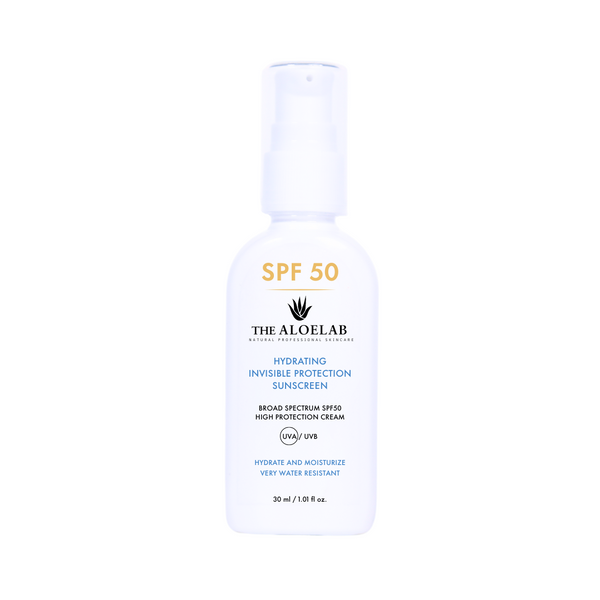 MINI 30 ml Hydrating Invisible Protection SPF 50 Sunscreen Sample - The ALOELAB