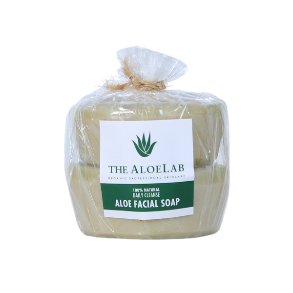 DAILY-CLEANSE, ALOE FACIAL SOAP, PACK OF TWO