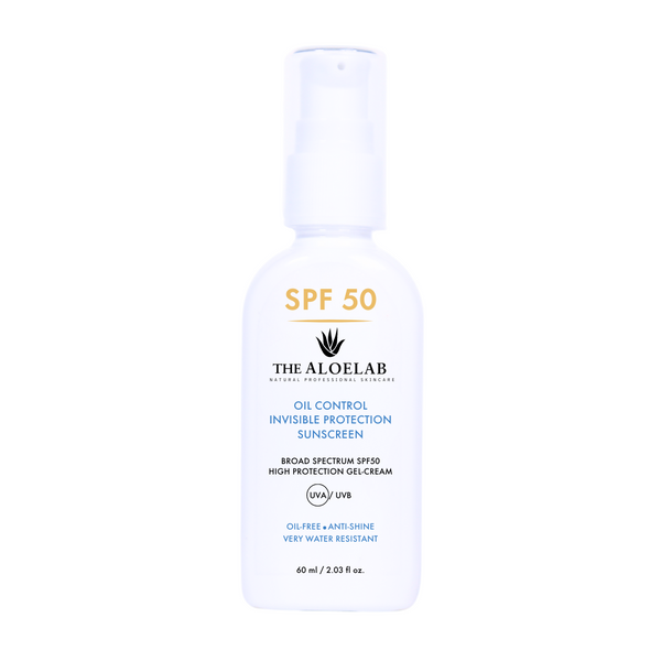Oil Control Invisible Protection SPF 50 Sunscreen 60 ml - The ALOELAB