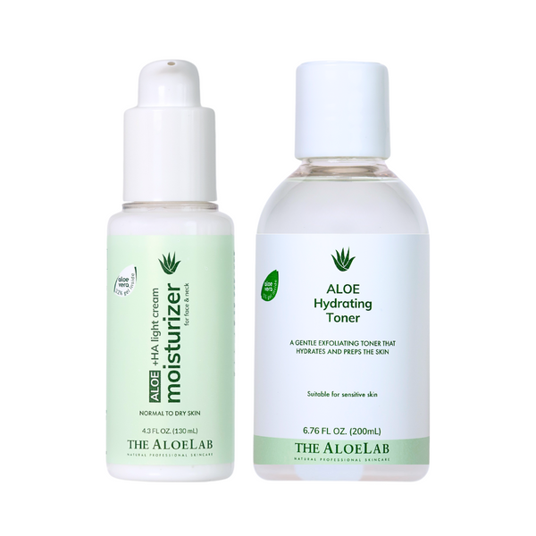 Light Cream Moisturizer + Hydrating Toner Full Size