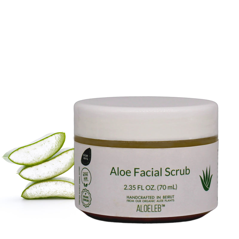 Fresh-Skin, Aloe Facial Scrub - AloeLeb-